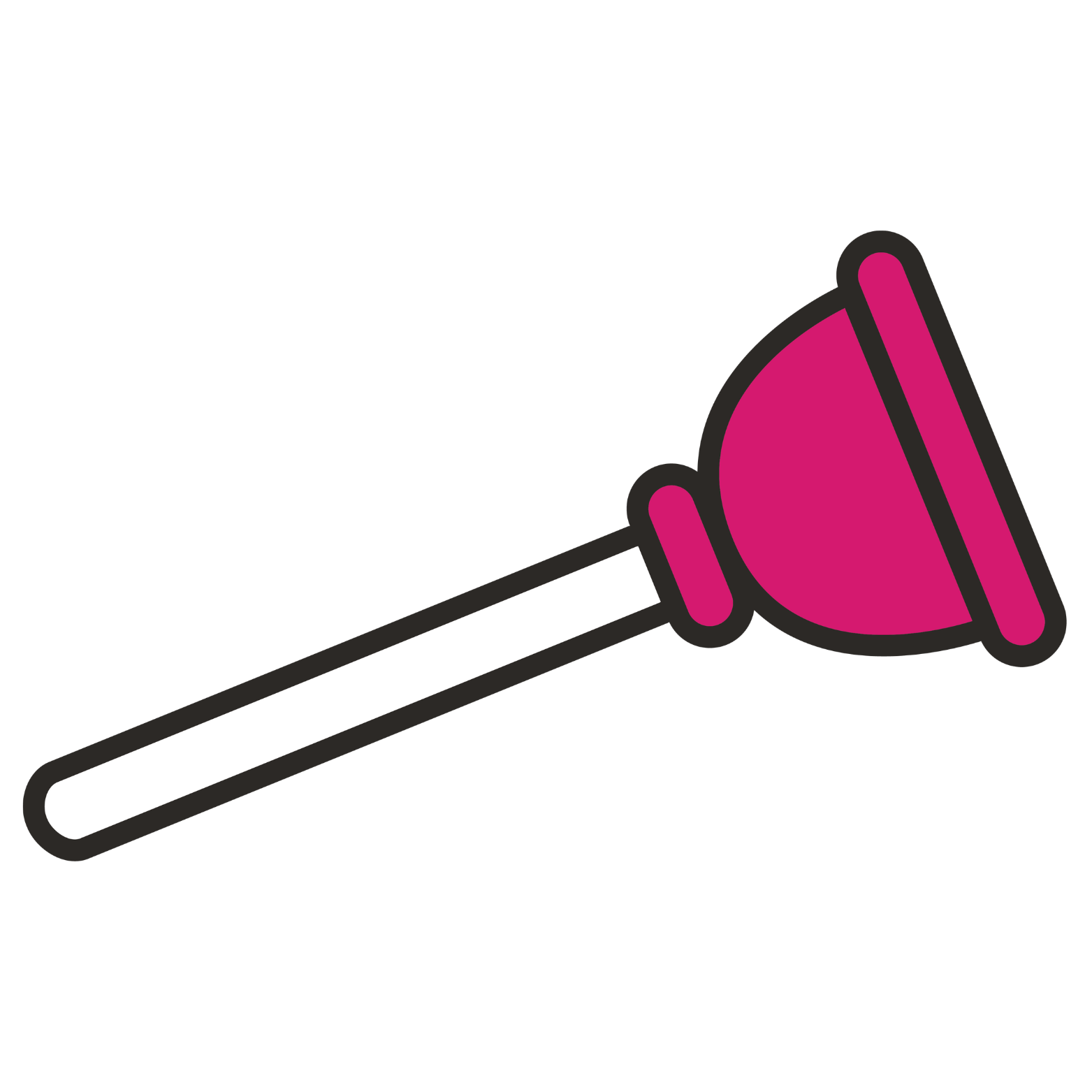 Pink Plunger Icon